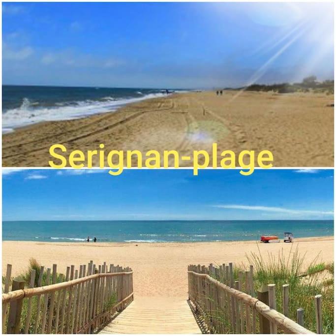 Villa Un Bol D'Air Frais Et De Soleil Entre Campagne Et Plage Béziers Exterior foto